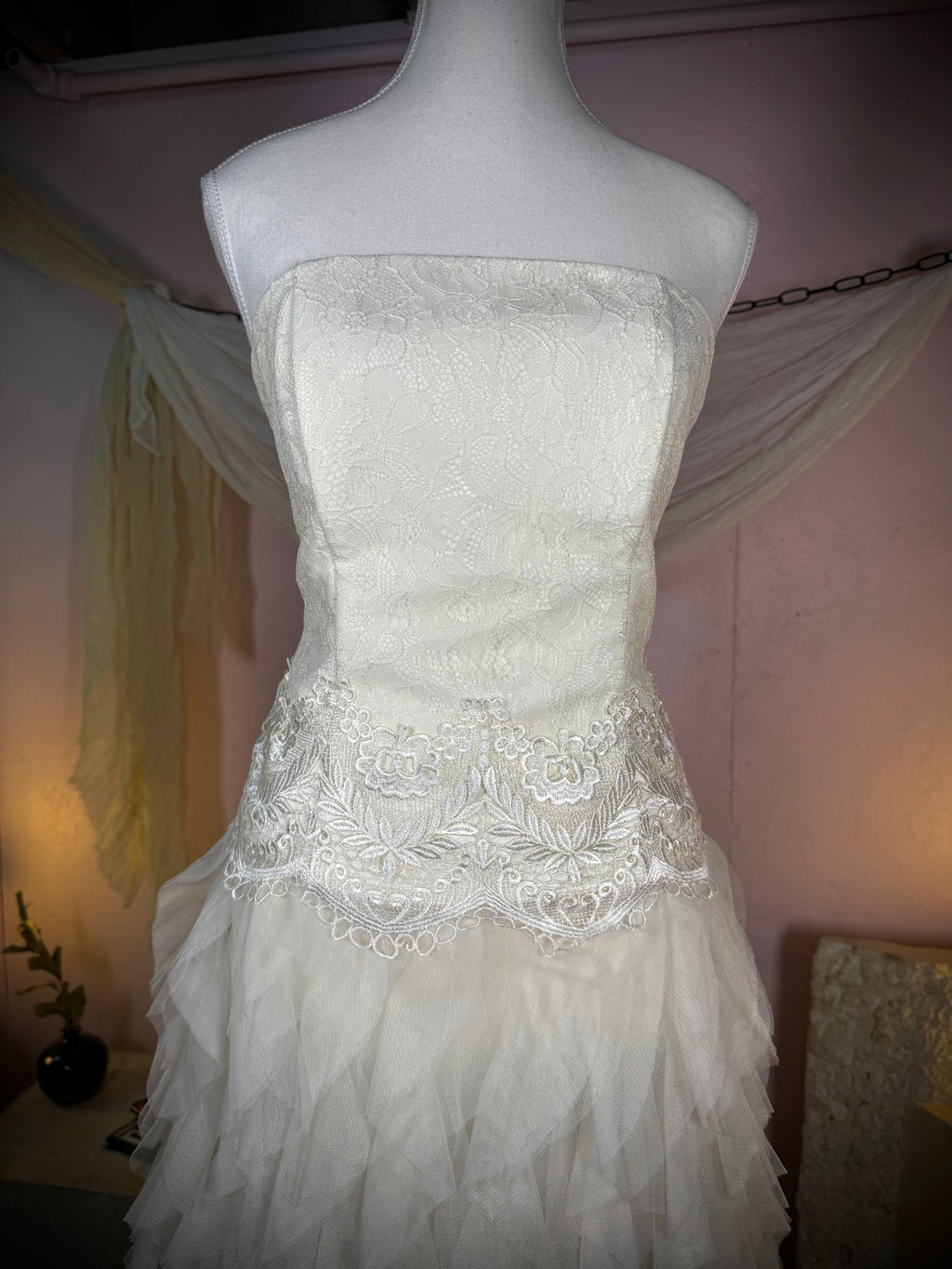 Angel's Veil Ruffle Dress | Small