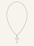 Hollow Faith Cross Necklace