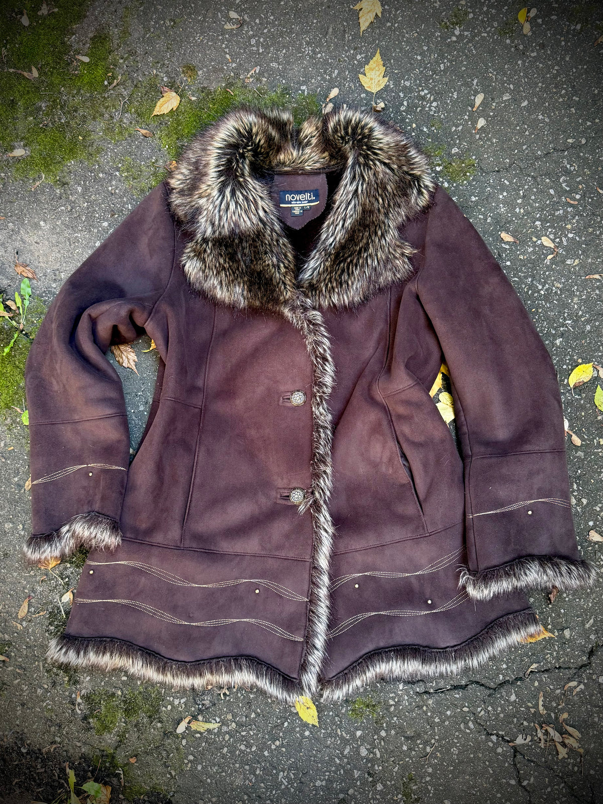 Velvet Haze Penny Lane Coat | L