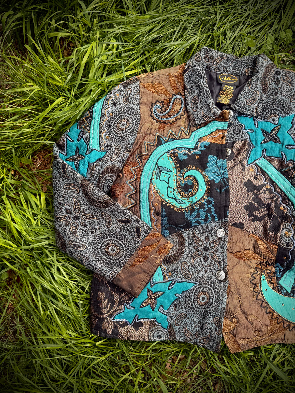 Turquoise Rodeo Moon Jacket | Medium