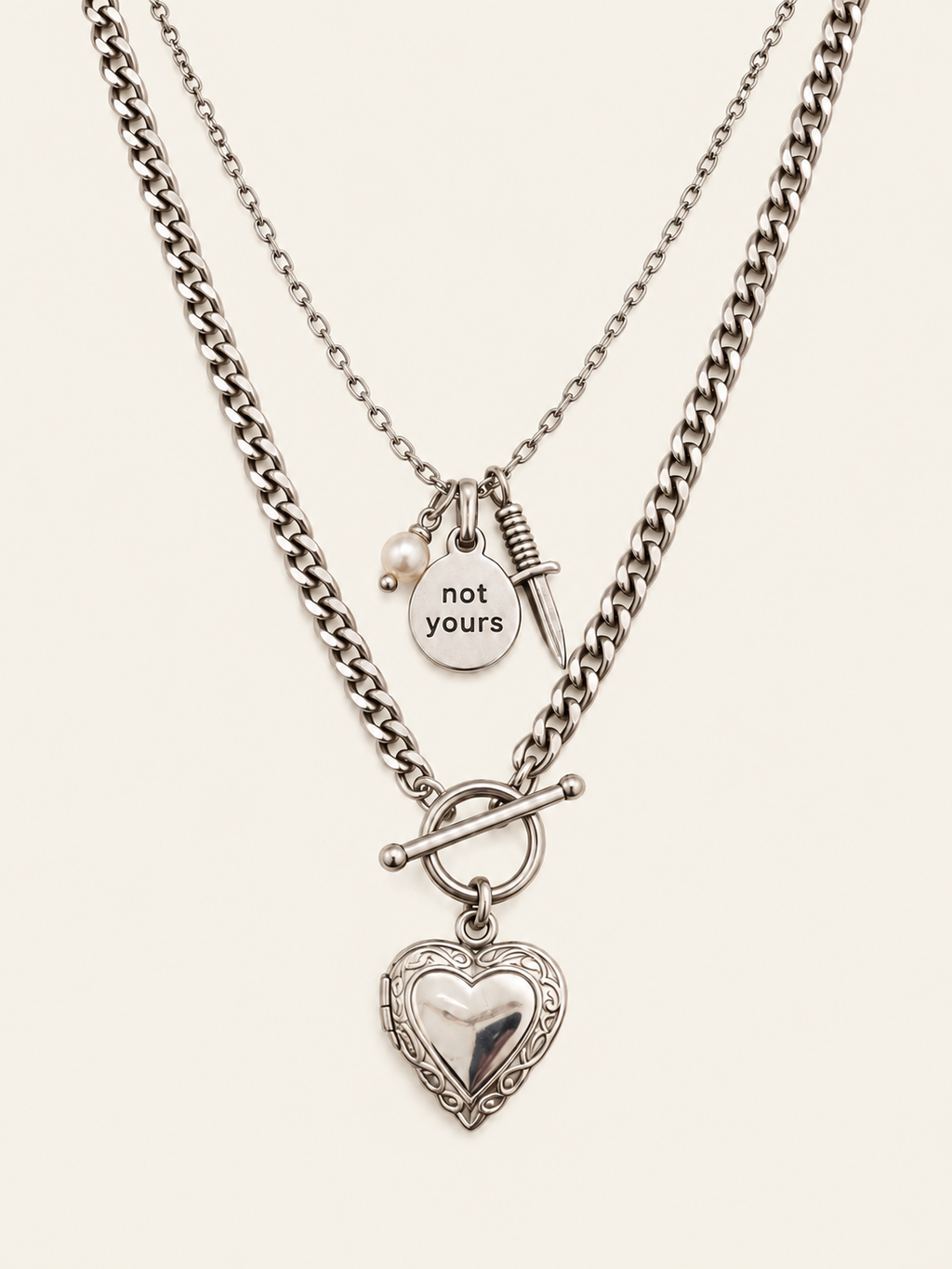 Not Yours Lover Locket set
