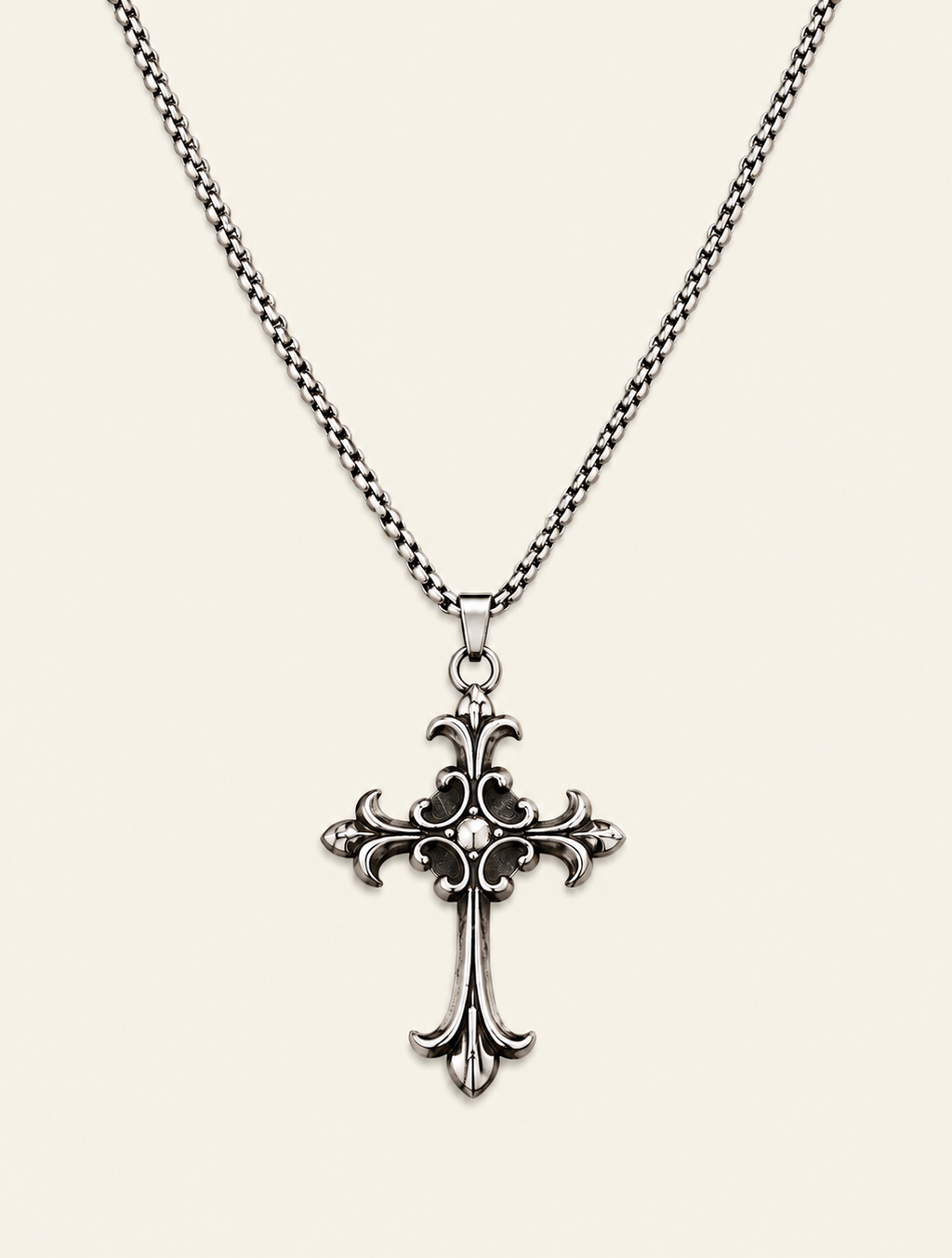 Motel Prayer Cross Necklace