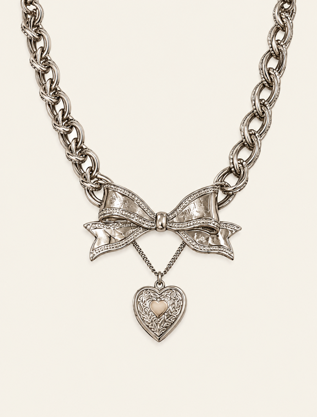 Lonesome Bow Necklace Stack