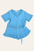 Blue Skies & Backroads Blouse | 2X