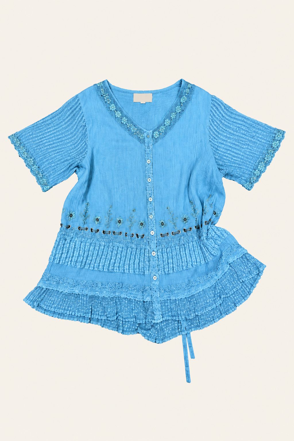 Blue Skies & Backroads Blouse | 2X