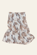 Desert Mirage Tiered Midi Skirt | 1X
