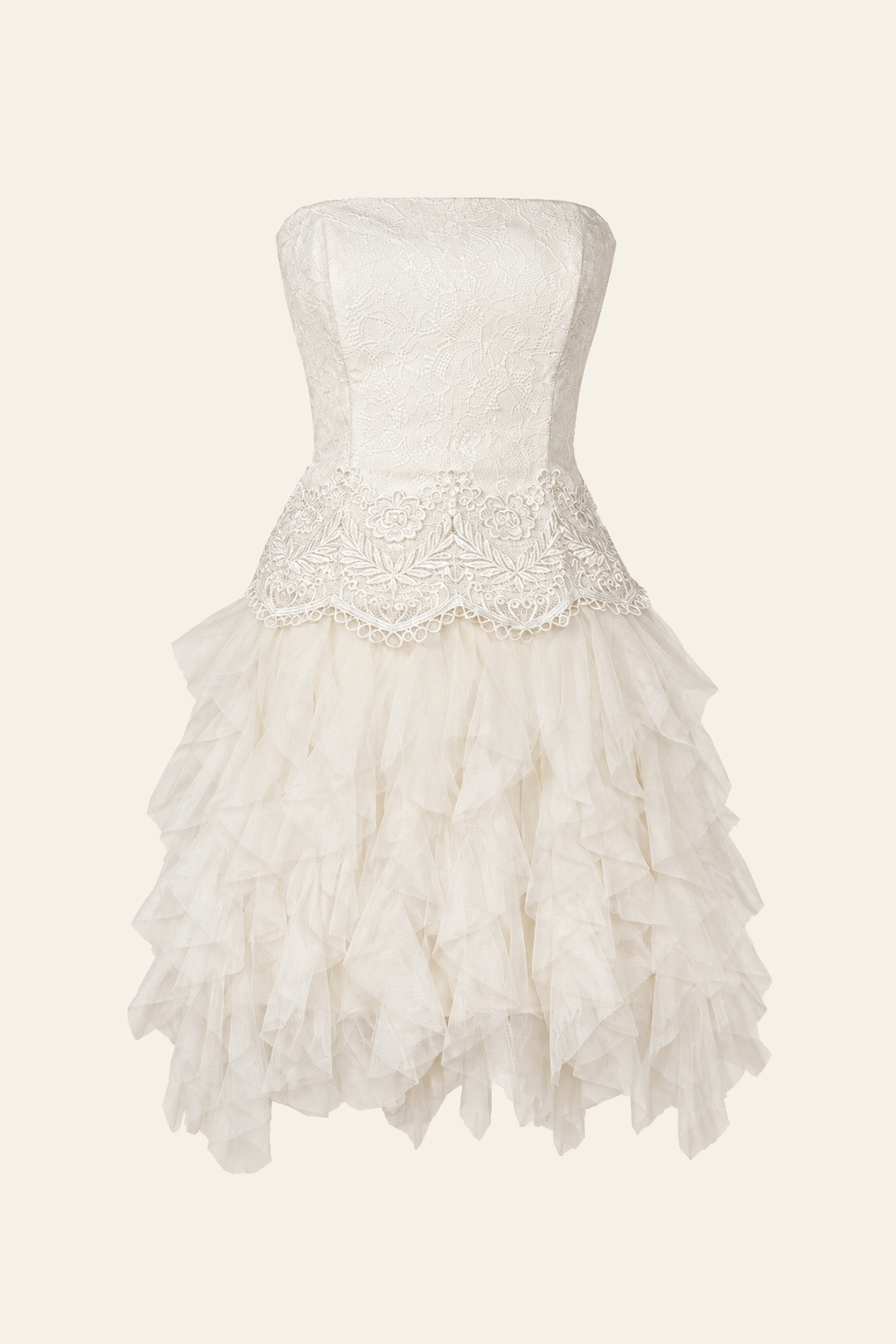 Angel's Veil Ruffle Dress | Small