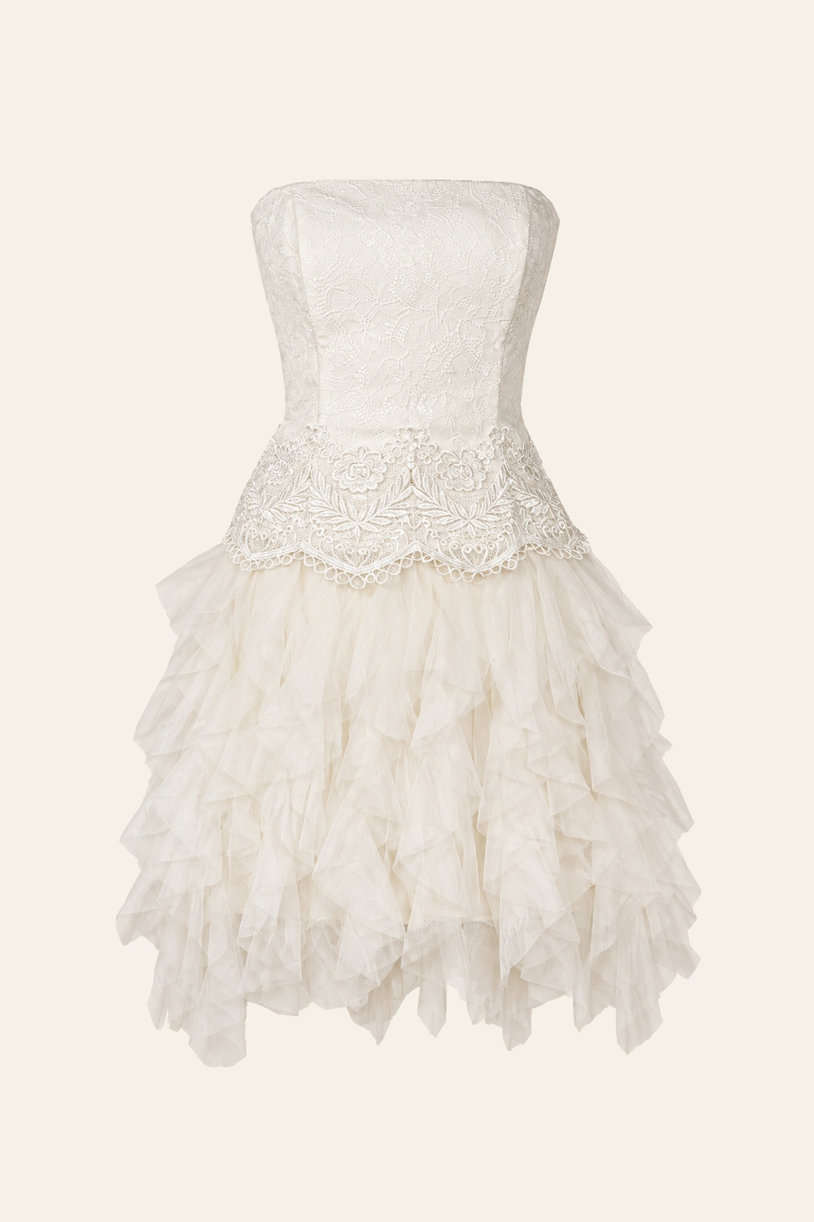 Angel's Veil Ruffle Dress | Small